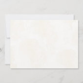 Beige Bow Balloons Meisje Verjaardag Dank u kaart (Achterkant)