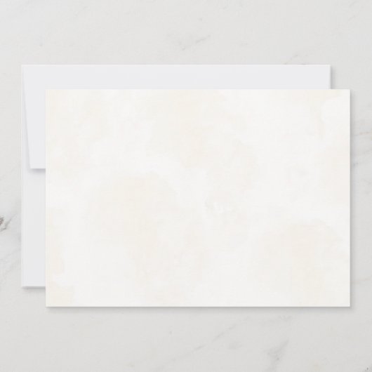 Beige Bow Balloons Meisje Verjaardag Dank u kaart (Achterkant)