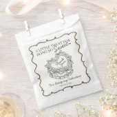 Beige Bow Retro Hart Coquette Cake Valentijnse Bedankzakje (Geknipt)