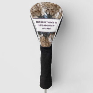 Beige Breister Haak Crafty Kleurrijke Love Yarn Golfheadcover