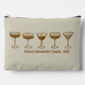 Beige Bridesmaid Espresso Martini Bachelorette Etui (Voorkant)