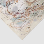 Beige Brown Abstract Decoupage Tissue Paper Tissuepapier (Detail)