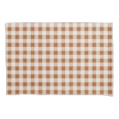 Beige Brown Buffalo Plaid Rustieke Decor Kussensloop (Voorkant)