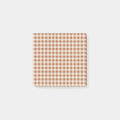 Beige Brown Buffalo Plaid Rustieke Herinneringen Post-it® Notes (Voorkant)
