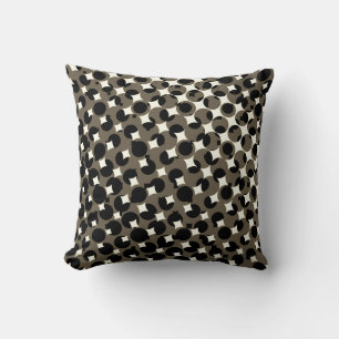 Beige Brown White Kussen