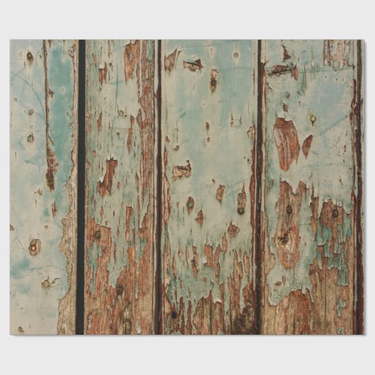 Beige & brown wooden board cadeaupapier (Vlak)