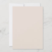 Beige Bruin en Roze Goud Glitters Afstuderen Kaart (Achterkant)