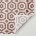 Beige Bruin Geometrisch Patroon Art Deco Wandkleed<br><div class="desc">Beige Bruin Geometrisch Patroon Art Deco</div>