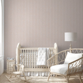 Beige-bruin patroon behang