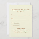 Beige Bruin Vakantie Gift Box Feestelijke Eleganti (Achterkant)