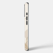 Beige Bruine Esthetische Bloemige Linktree Achterg Case-Mate iPhone Case (Achterkant / Links)