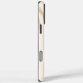 Beige Bruine Esthetische Bloemige Linktree Achterg Case-Mate iPhone Case (Achterkant / Rechts)