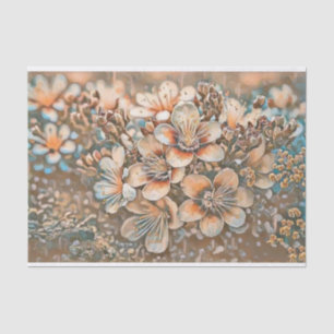 beige bruine kersenbloesems tissuepapier