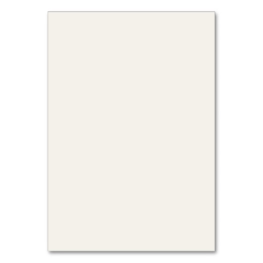 Beige Bruine Rand Eenvoudige Bruiloft Kaart (Achterkant)