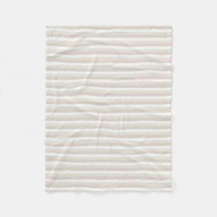 Beige bruine stripes Moderne Sjabloon elegante kle Fleece Deken