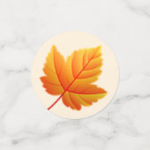 Beige & Bruine Thanksgiving Tafelconfetti Confetti (Kleine voorkant)