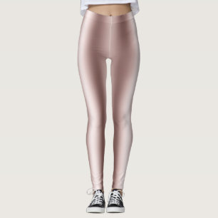 Beige Bruine Vervaagde verticale strepen voor gord Leggings