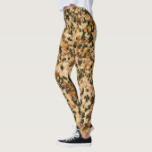 Beige Bruine & Zwarte Leggings (Links)