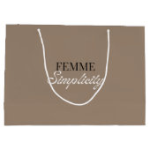 Beige cadeautas (Achterkant)