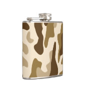 Beige camouflage patroon heupfles (Rechts)