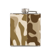 Beige camouflage patroon heupfles (Achterkant)