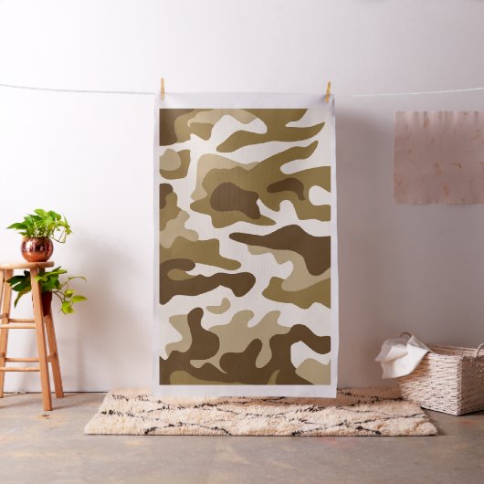 Beige camouflage patroon stof (Voorbeeld)
