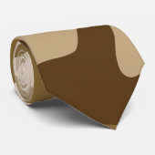 Beige camouflage patroon stropdas (Opgerold)