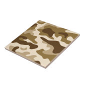 Beige camouflage patroon tegeltje (Zijkant)