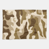 Beige camouflage patroon theedoek (Horizontaal)