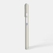 Beige candy strepen iPhone 16 hoesje (Linkerkant)