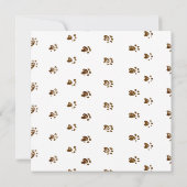 Beige Cavapoo-hond Moeder Puppy Huisdieren Verjaar Kaart (Achterkant)