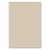 Beige Chandelier Table Kaart (Achterkant)