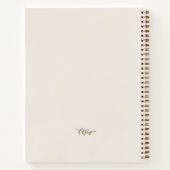 Beige Christelijk Proverbs 31:3 Verse Recipe Book Notitieboek (Achterkant)