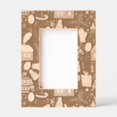 Beige Christmas Desk Frame – Festive Holiday Desig Gegraveerde Lijstjes (Voorkant)