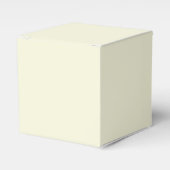Beige Classic Favor Box Bedankdoosjes (Voorkant Zijde)