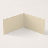Beige Classical Plain Professional Visitekaartje (Binnen)