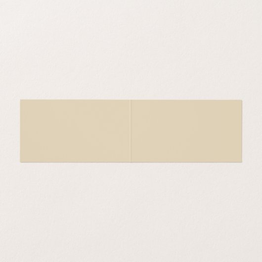Beige Classical Plain Professional Visitekaartje (Binnenkant ongevouwen)