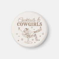 Beige Cocktails en Cowgirls Bruidsfeestcadeaus