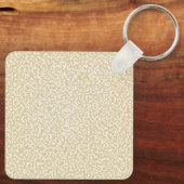Beige Composition Notitieboek Sleutelhanger (Achterkant)
