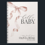 Beige Coquette Bow Girl Baby Gift Mijn eerste jaar Notitieboek<br><div class="desc">Verhoog je baby shower met deze Coquette Beige Bow Party Decor! Dit tijdloze ontwerp voegt een vleugje elegantie en charme toe aan elk evenement, met een prachtig vervaardigde boog versierd met delicate gouden en beige tinten. Dit collectie zal zeker indruk maken op uw gasten en blijvende creëer-herinneringen en ideaal zijn...</div>