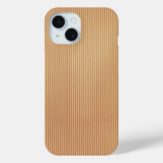 Beige Corduroy Realistisch fotopatroon Case-Mate iPhone Case (Achterkant)