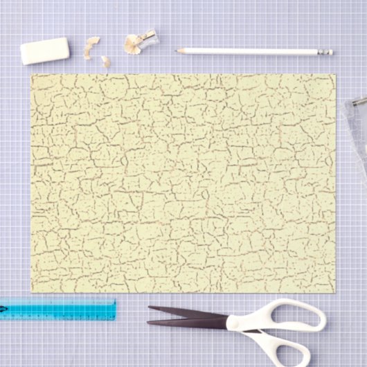 Beige Craquele-effect Decoupage Tissuepapier (Craft)