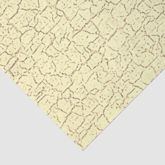 Beige Craquele-effect Decoupage Tissuepapier (Detail)