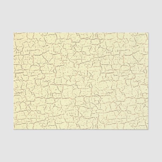 Beige Craquele-effect Decoupage Tissuepapier (Voorkant)