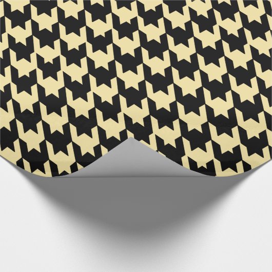 Beige Cream Black — Grote geluidshinder Cadeaupapier (Hoek)