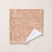 Beige Cream Marble Terrazzo Texture Bad Handdoek (Wasdoekje)