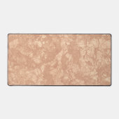 Beige Cream Marble Terrazzo Texture Bureaumat (Voorkant)