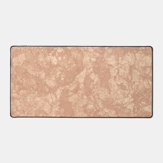 Beige Cream Marble Terrazzo Texture Bureaumat (Voorkant)