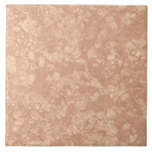 Beige Cream Marble Terrazzo Texture Tegeltje (Voorkant)