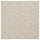 Beige Cream Pattern Stof (Swatch)
